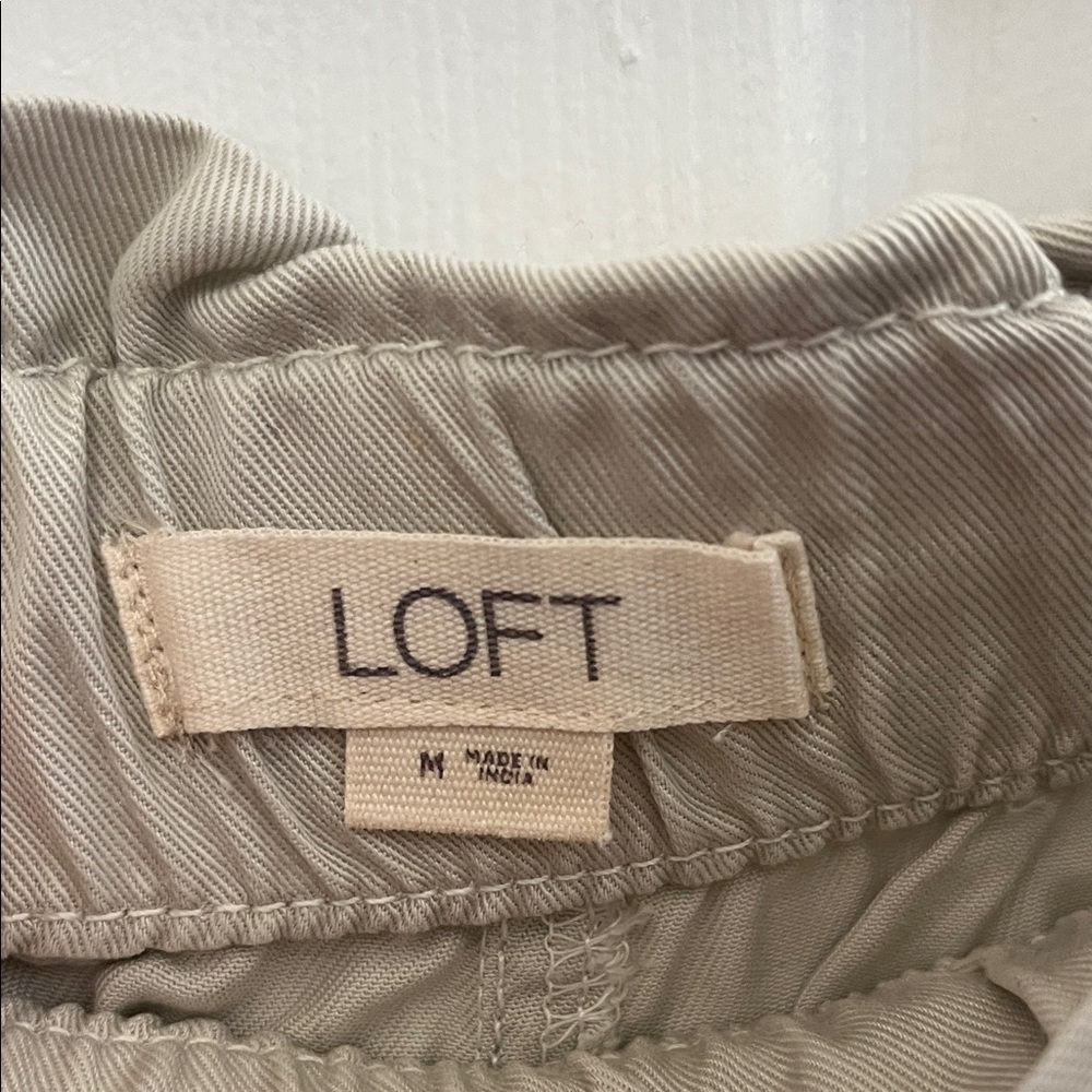 Loft Tan Drawstring Shorts - Picture 2 of 4
